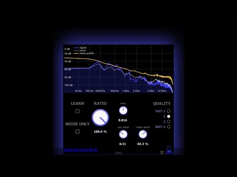 Download Free Noise remover plugin Denoiser by Blue Lab Audio