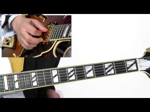 50 Hard Bop Blues Licks - #50 Harmonized Arp - Guitar Lesson - Tom Wolfe