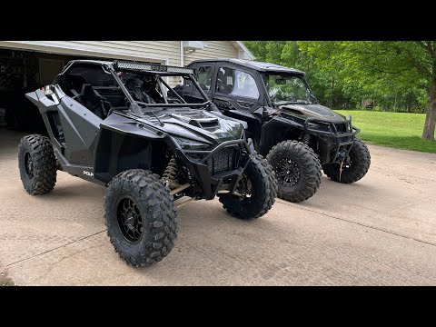 Testing Thumper Fab forward boxed A-arms on General XP4 with 34's!!
