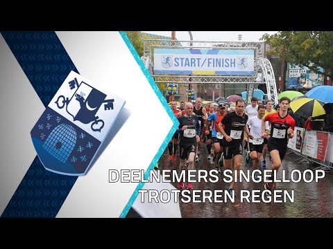 Deelnemers singelloop trotseren regen - 7 oktober 2019 - Peel en Maas TV Venray