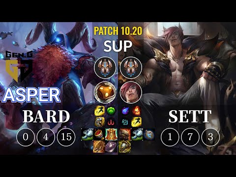 GEN Asper Bard vs Sett Sup - KR Patch 10.20