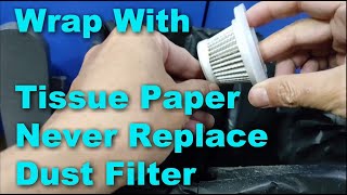 NEVER REPLACE CAR VACUUM CLEANER Dust Filter Cordless Vacuum Cleaner dust filter