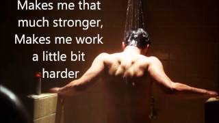 Glee - Fighter (LYRICS) (Full Official Version) (HD &amp;HQ)