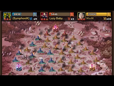 G2-G3 Siege War! (SymphoniK) vs Lazy Baby vs H x H - Summoners War