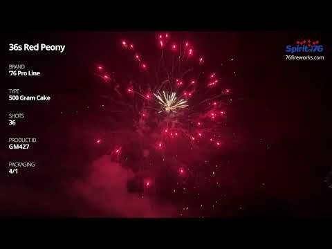 GM427 36s Red Peony - 500 Gram Cake - '76 Pro Line