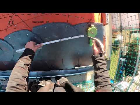 Schieferdach in Bad Lausick - Reparaturgebinde bei Bogenschnittschablone - Schieferdecker