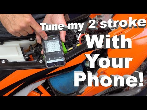 Tuning My 2 Stroke With My PHONE!  GET ECU App Demo