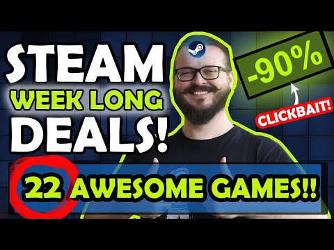 Steam Weeklong Deals! 22 AMAZING Games with HUGE Discounts!