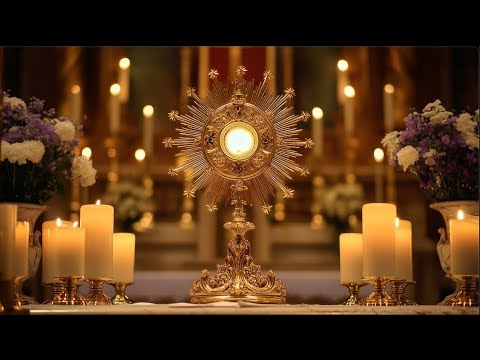 Gregorian Chant for Sacred Adoration | Light of the Eucharist ✨
