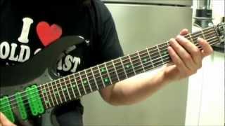 Wholetone halftone diminished scale for the Metalheads