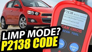 P2138 CODE? EASY FIX Throttle Pedal Position Sensor Limp Mode (Chevy Sonic Cruze Etc) #repair #diy