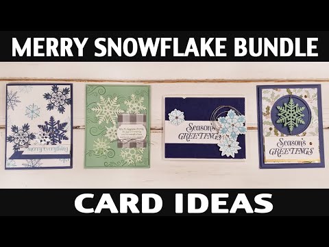 Stamping Jill - Merry Snowflake Bundle Card Idea