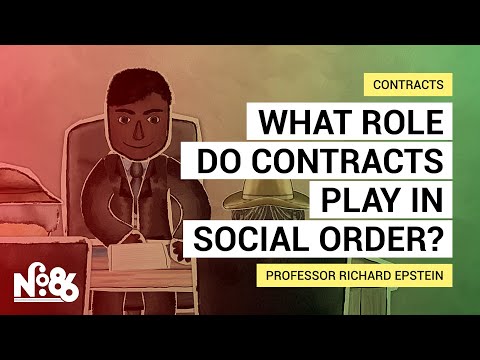 What role do contracts play in social order? [No. 86]