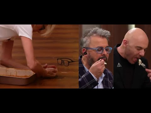 Participante de Masterchef le da de comer basura del piso a los jueces.