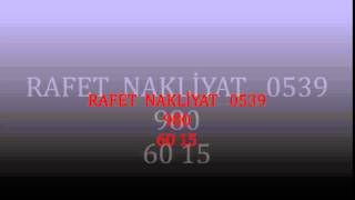 KÜÇÜKÇEKMECE EVDEN EVE NAKLİYAT (0539 980 60 15)