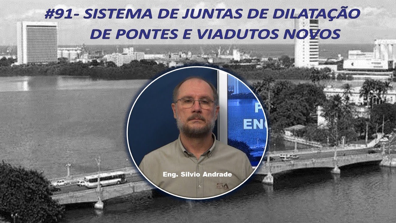 Junta de dilatação de pontes e viadutos novos