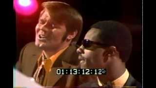 Stevie Wonder and Glen Campbell Blowin&#39; In The Wind (Bob Dylan) 1969 LIVE