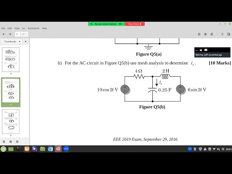 phasor Notation and AC circuit Elements(examples)