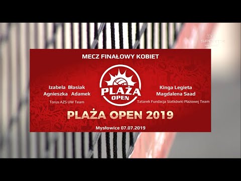 Plaża Open 2019 - Mysłowice - finały kobiet i mężczyzn