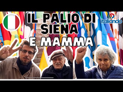 Il Palio em Siena com mamãe - língua e cultura italiana na Toscana
