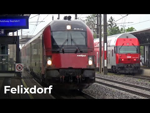 Osterreichisch Züge Vlog #76 - Felixdorf Bahnhof 17.05.2023