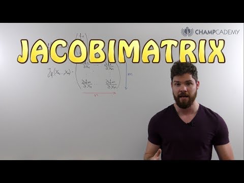 Jacobimatrix | Funktionalmatrix | Ableitungsmatrix + Beispiele + Anwendung