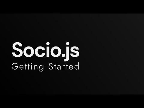 Socio.js - Getting Started v0.7 | SvelteKit + Vite