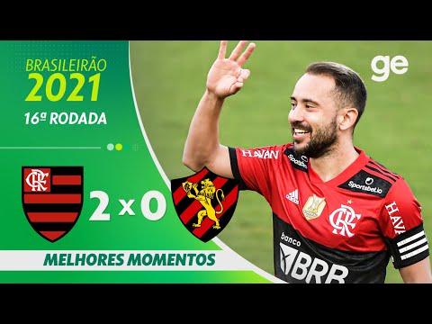 FLAMENGO 2 x 0 SPORT | MELHORES MOMENTOS | 16ª RODADA BRASILEIRÃO 2021 | ge.globo