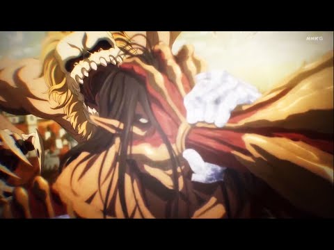 Eren vs Reiner and Porco Season 4 part 2 | Attack on Titan Season 4 Ep 17