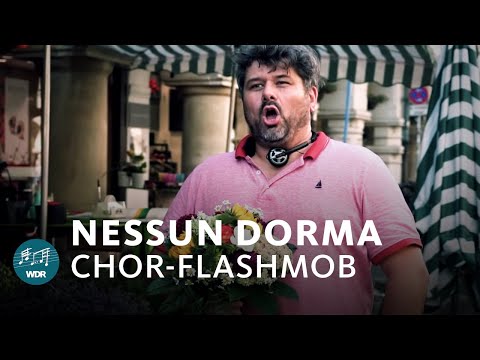 Choir Flashmob: Nessun Dorma (Puccini - Turandot) | WDR Radio Choir