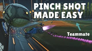 How To Easily Do A Pinch Shot - Rocket League Tutorial (LEARN TODAY!)