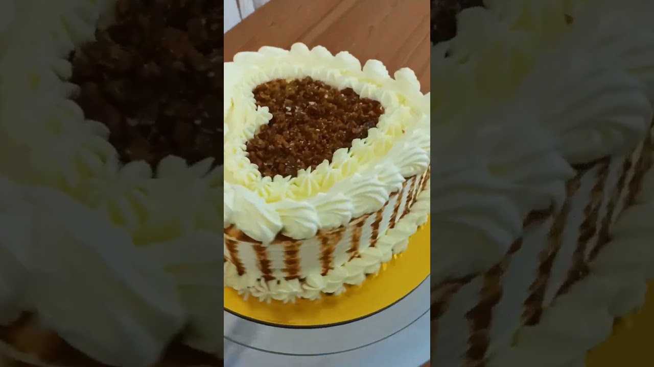 butterscotch heart shape