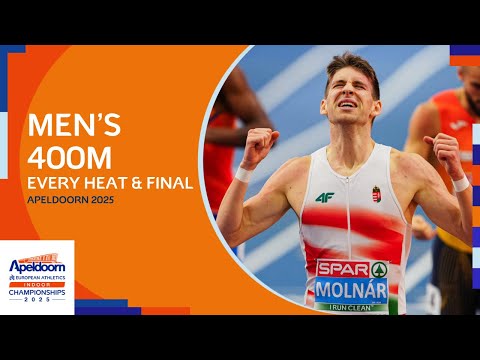 Molnár With Golden Performance! 🇭🇺🥇 EVERY Heat & Final of the Men's 400m | Apeldoorn 2025