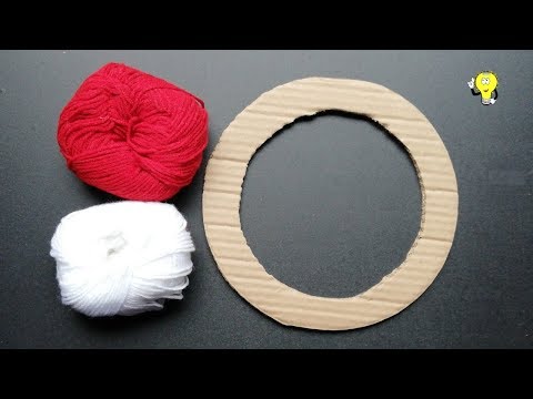 DIY Wall Hanging Out Of Wool - Home Decorating Ideas - Woolen Wall Decoration Ideas Video