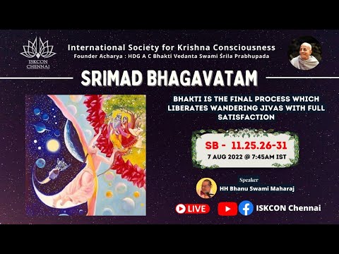 SB_11.25.26~31 - Bhakti is the final process which liberates wandering Jivas with full satisfaction!