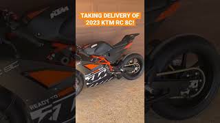 Download lagu Taking Delivery of ULTRA Rare 2023 KTM RC 8C🥵 mp3