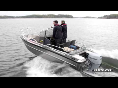 Faster 495 CX -alumiinivene - Kalastus