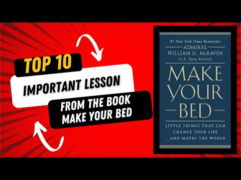 "Make Your Bed Book Summary | Admiral William H. McRaven"