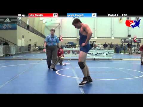 Luke Swalla vs. Jacob Kingett at 2013 ASICS University Nationals - FS
