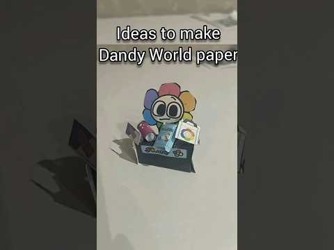 ꒰⁠⑅⁠ᵕ⁠Ideas to make Dandy world paper ᵕ⁠꒱⁠˖⁠♡#dandysworld #ideas #oc #roblox