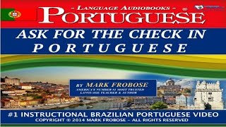 PORTUGUESE RESTAURANT - HOW TO ASK FOR THE BILL
