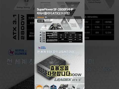 SuperFlower SF-2800F14HP 파워서플라이 ATX3.1 타이탄