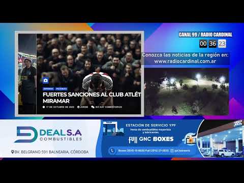 Cámaras en Vivo de Argentina. Paisajes, Clima, Documentales. Miramar, Córdoba.