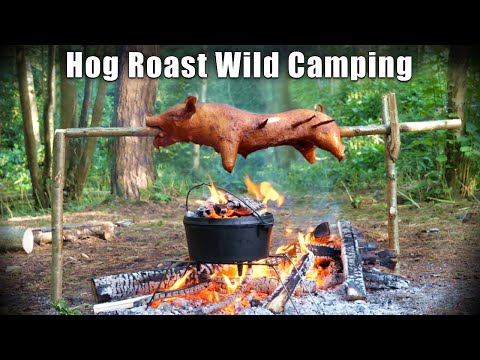 Wild Woodland Camping with Epic Hog Roast
