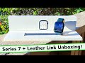 Midnight Apple Watch Series 7 + Leather Link Unboxing! // Is It ACTUALLY Better Than The Series 6?