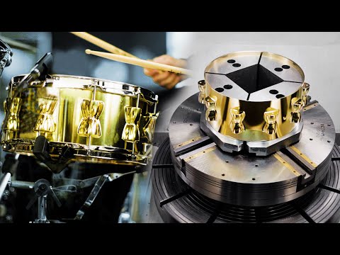 Legendary Drummer Plays World's First 1-Piece Machined Snare Drum