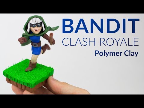 Bandit (Clash Royale) – Polymer Clay Tutorial