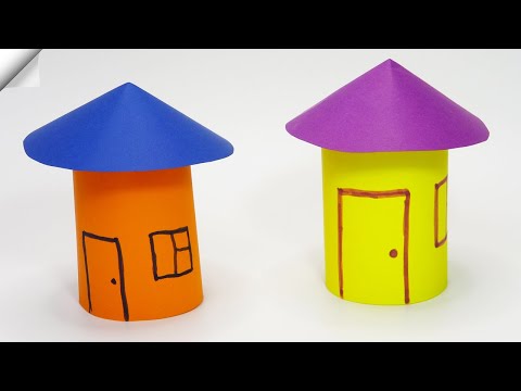How To Make Easy Paper House DIY paper toys