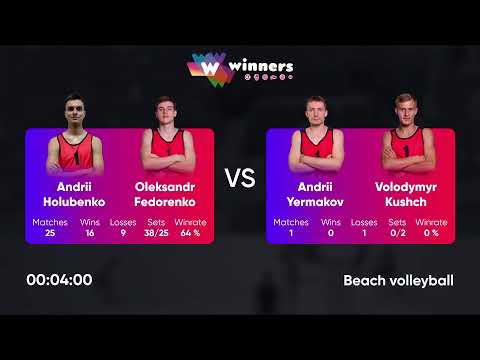 22:45 A. Lylo / D. Safonov - D. Kliuiev / R. Voloshchuk 21.10.2022 | Winners Beach Volleyball