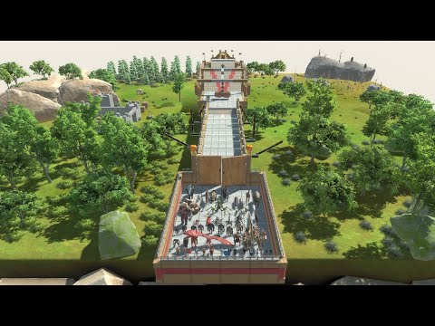 EXTREME OBSTACLE COURSE Animal Revolt Battle Simulator